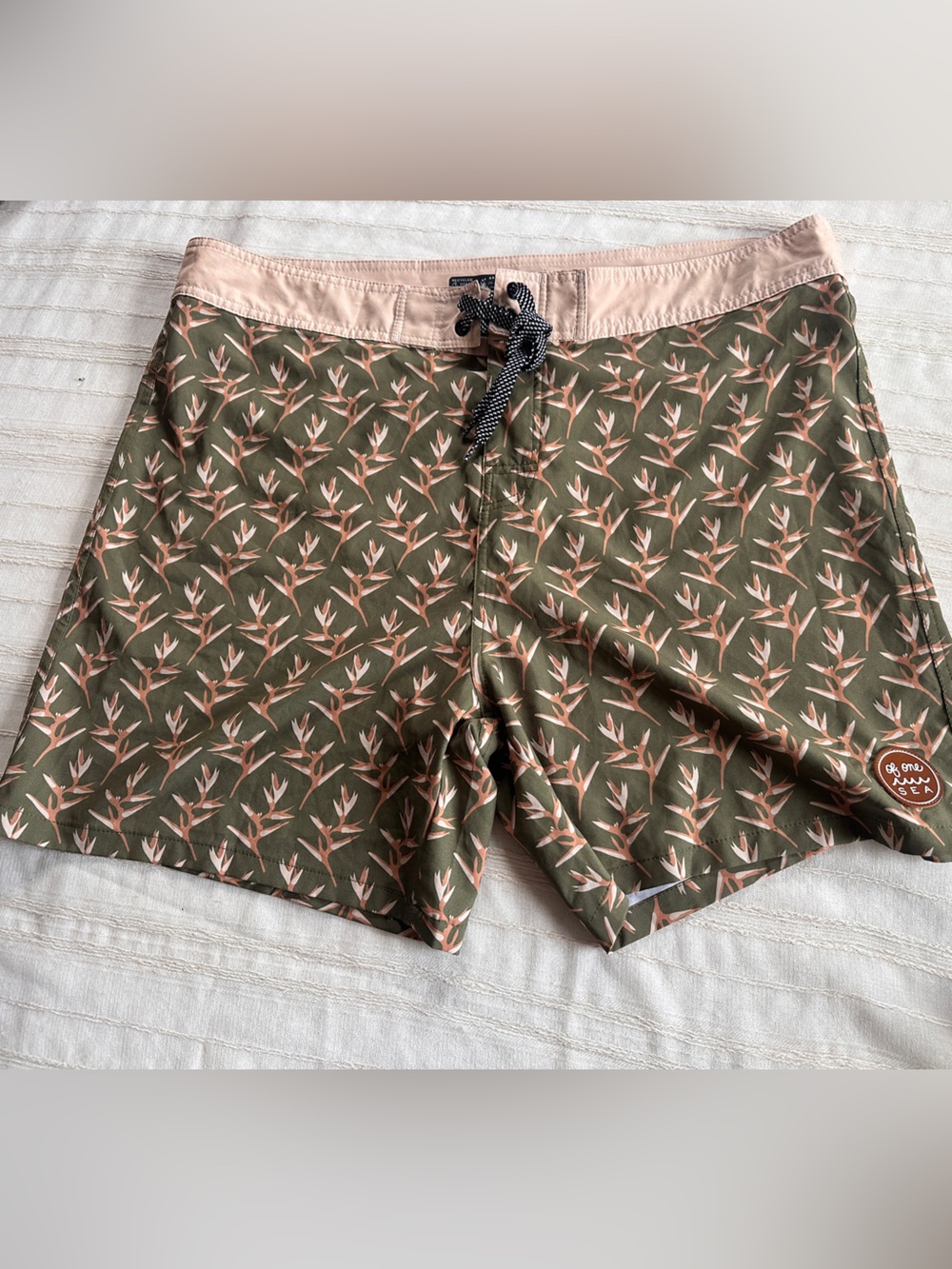 OF ONE SEA Townshorts Torch Ginger Hawaiian Board Shorts | Men’s 42